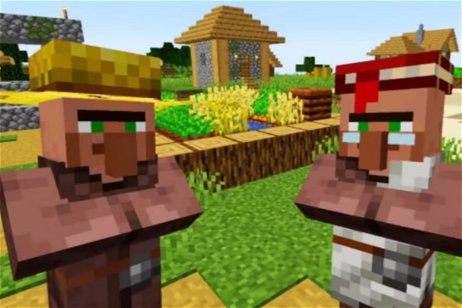 Un jugador de Minecraft descubre una aldea con un importante problema