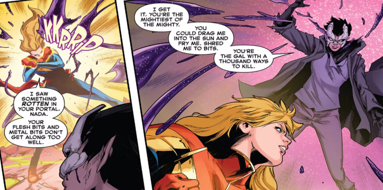 El nuevo apodo de Capitana Marvel muestra la oscuridad que tiene en su interior
