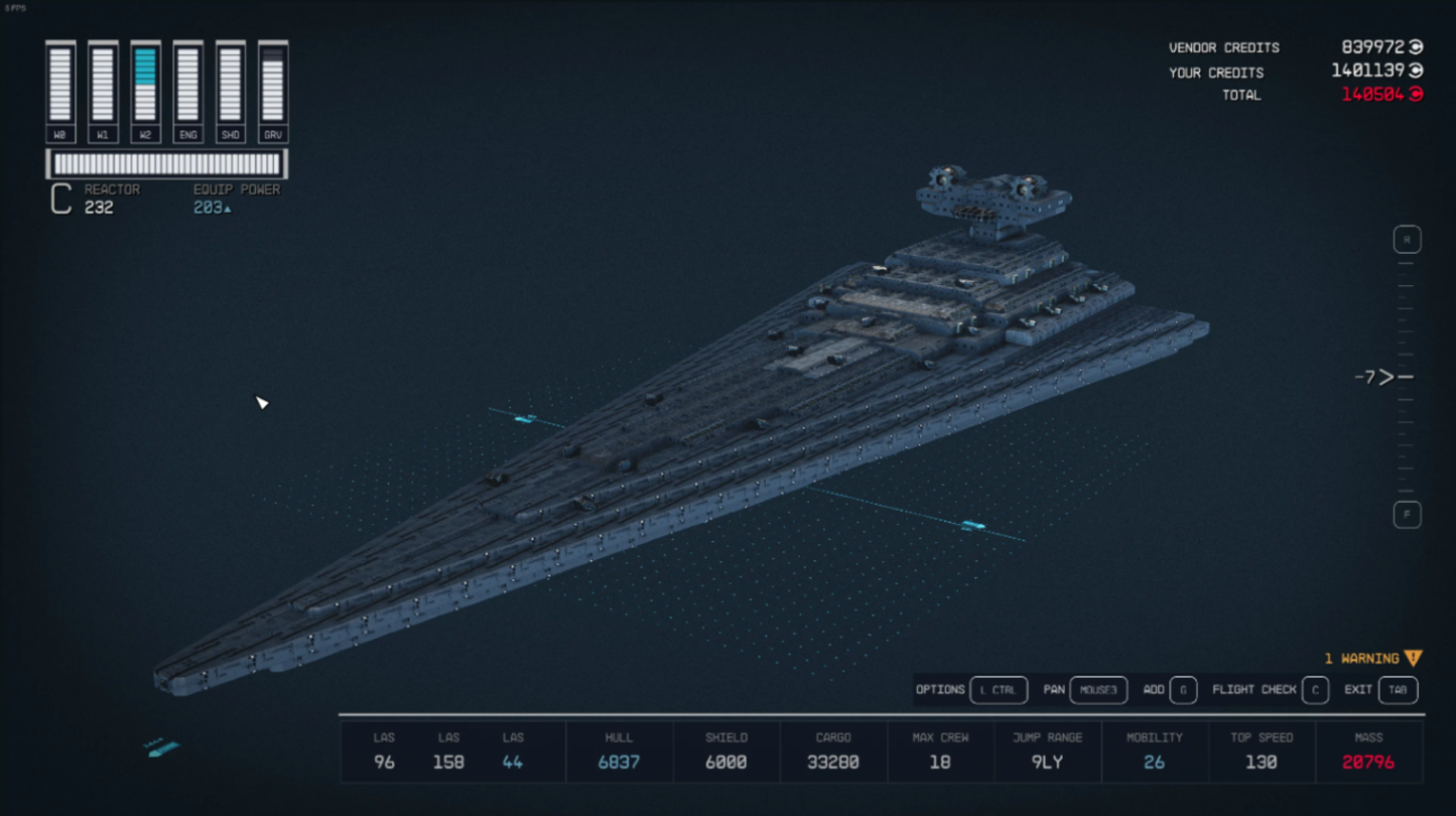 Un gigantesco Destructor Imperial de Star Wars llega a Starfield y rompe el juego por completo