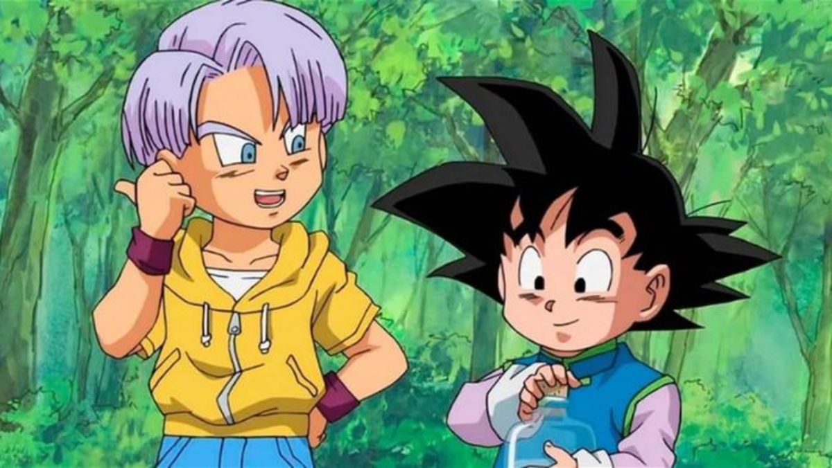 Why Goten and Trunks don't have monkey tails in Dragon Ball Ruetir