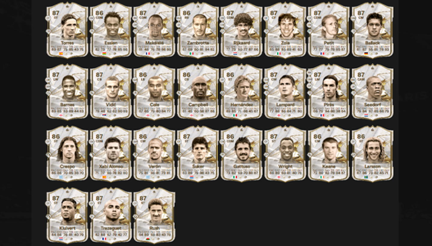 EA Sports FC 24 Ultimate Team: filtrado un SBC de Icono asegurado con máximo de valoración