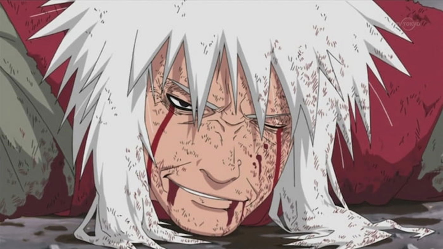 Jiraiya se enfrentó a los Cuerpos de Pain en una impresionante batalla. Sin embargo, fue asesinado