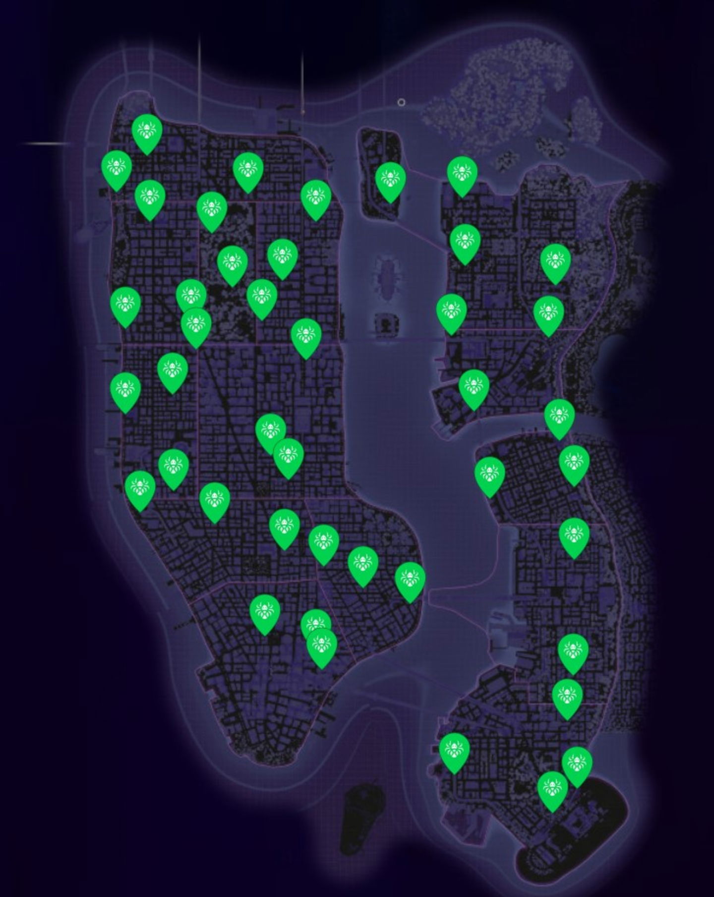 Localización de todos los spider-bots en Spider-Man 2