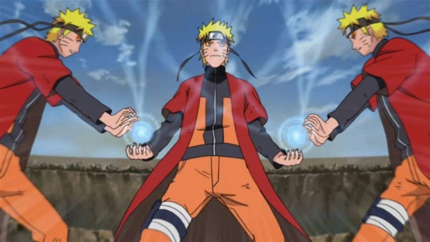 Naruto aprendió el Rasengan, una técnica creada por su padre, la cual logró perfeccionar y adaptar a diversas situaciones