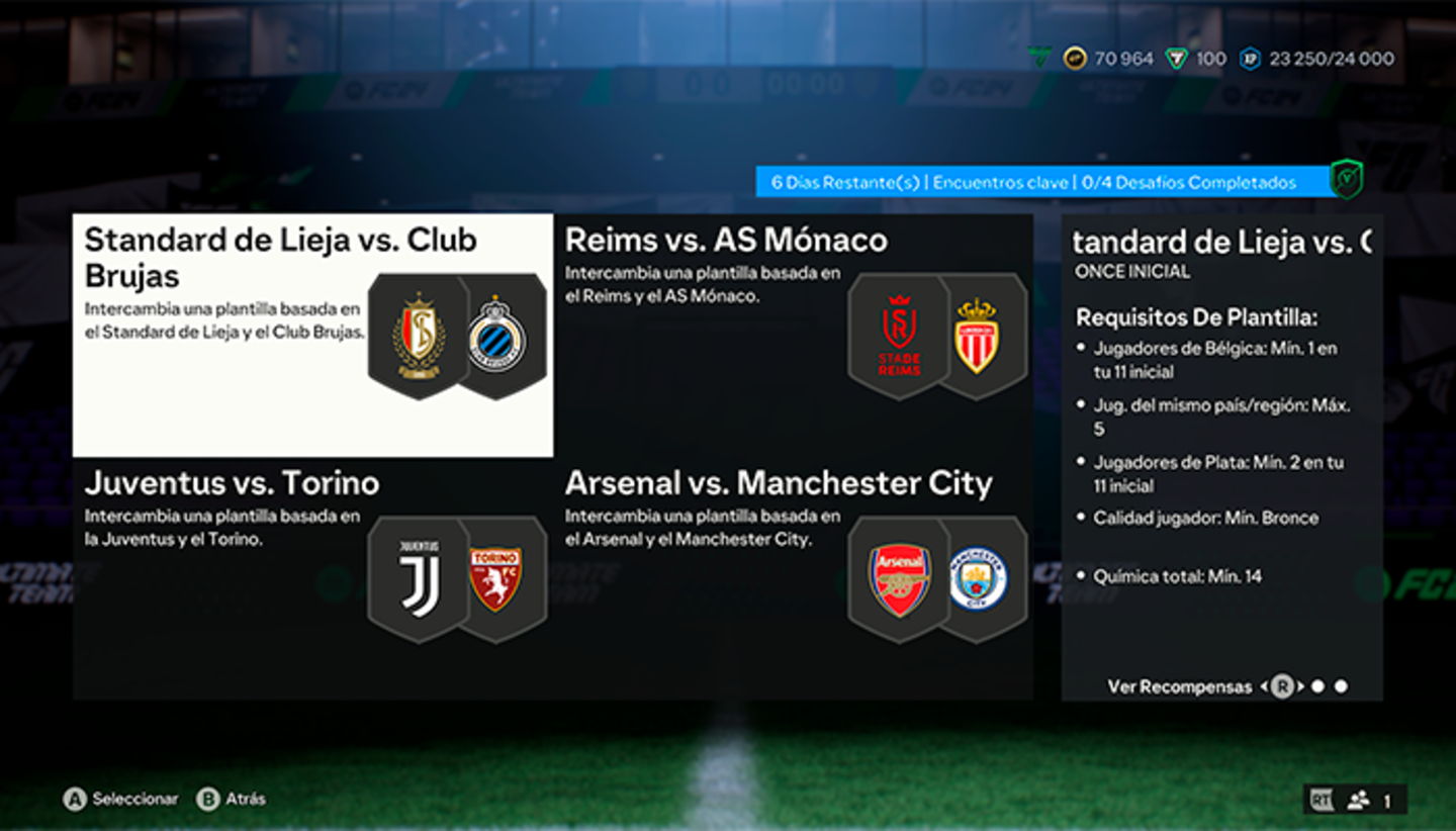 EA Sports FC 24 Ultimate Team: solución para los nuevos Encuentros clave (05/10)
