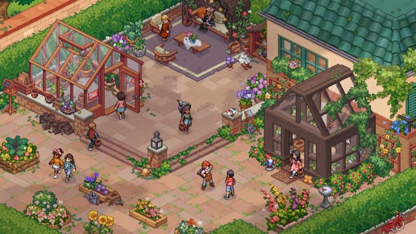 El apartado visual de Witchbrook, pese a no ser realista, luce espectacular