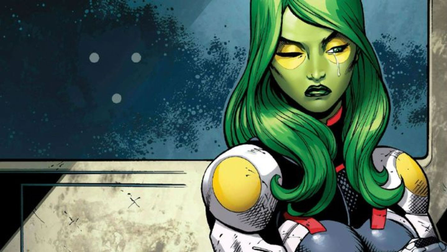En Marvel Cómics, Gamora ha estado haciendo frente a la adicción al alcohol, y lo ha hecho bastante bien hasta el momento