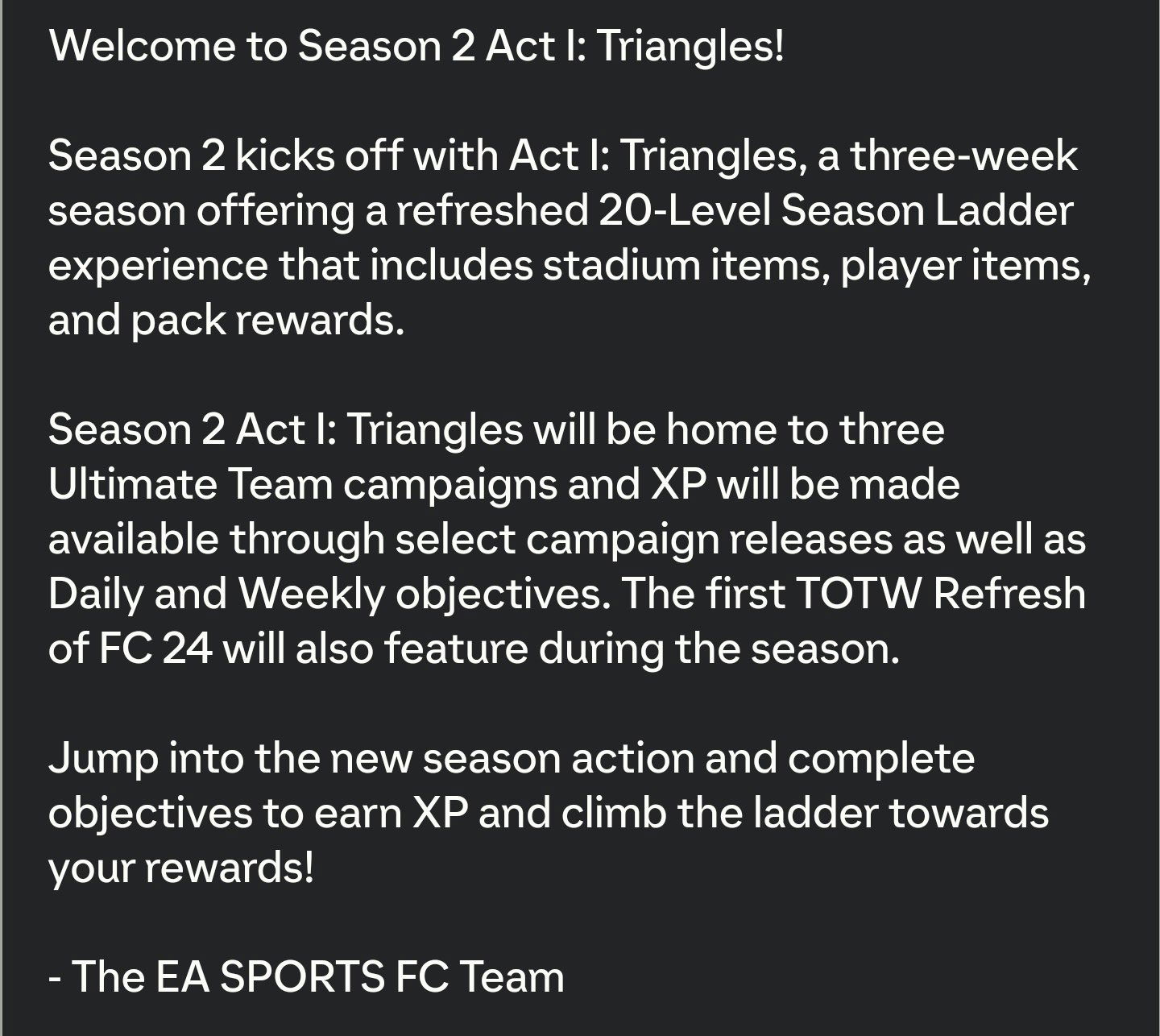 EA Sports FC 24 Ultimate Team: el misterioso "Refresco del TOTW", ¿qué puede ser?