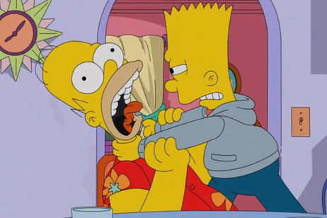 Los Simpsons rizan el rizo y ahora es Bart el que estrangula a Homer