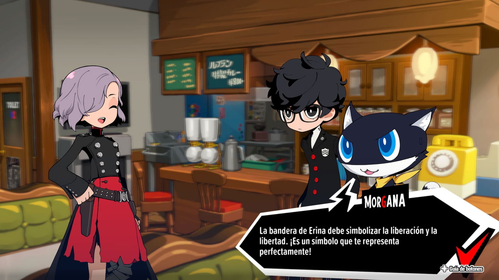 Persona 5 Tactica Diálogos