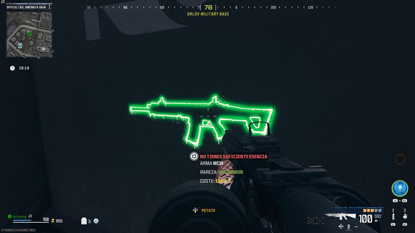 Podemos comprar armas nuevas de distintas rarezas en paredes del mapa de zombies de MW3