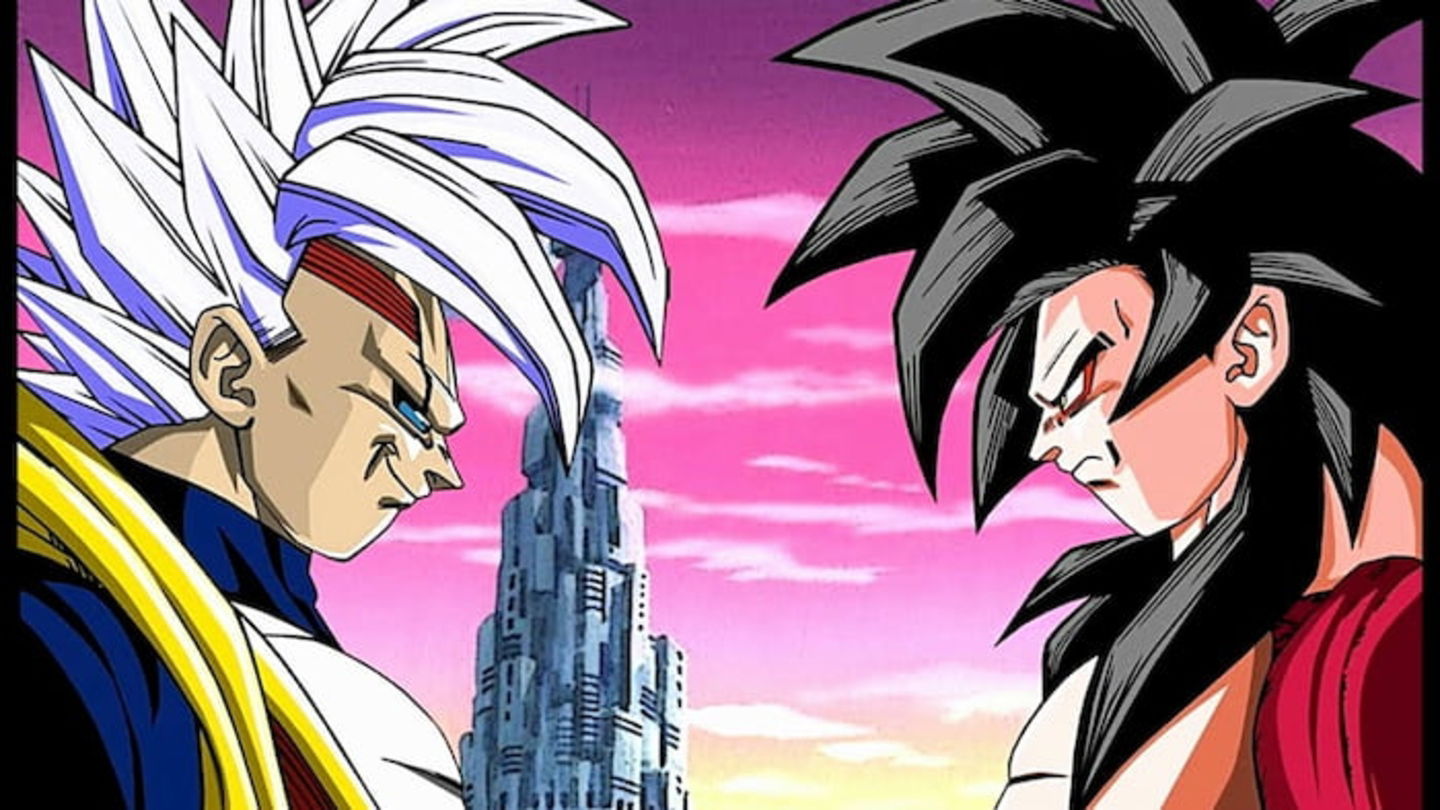 Aunque Dragon Ball GT no pertenece al canon, debemos contar este combate entre Goku y Baby Vegeta
