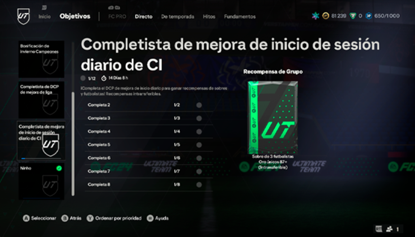 EA Sports FC 24 Ultimate Team: haz esto todos los días para conseguir muchas recompensas