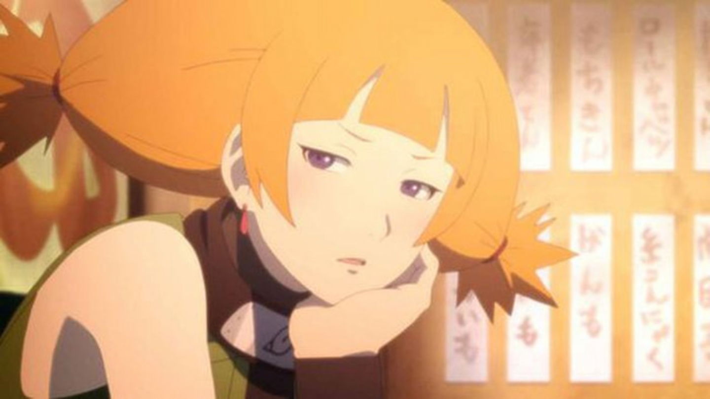 Moegi ha sido sellada, dejando incompleto al equipo Ebisu