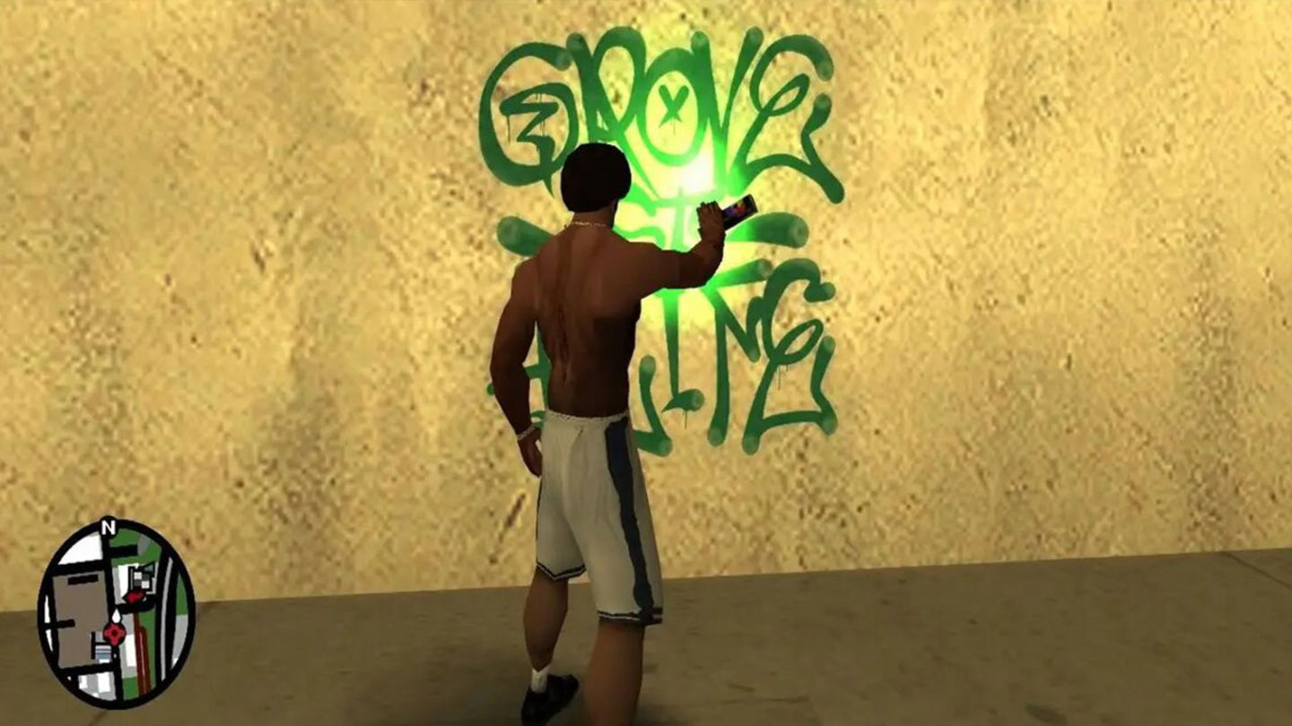 Necesitaremos el spray para pintar los grafitis por Los Santos en GTA San Andreas