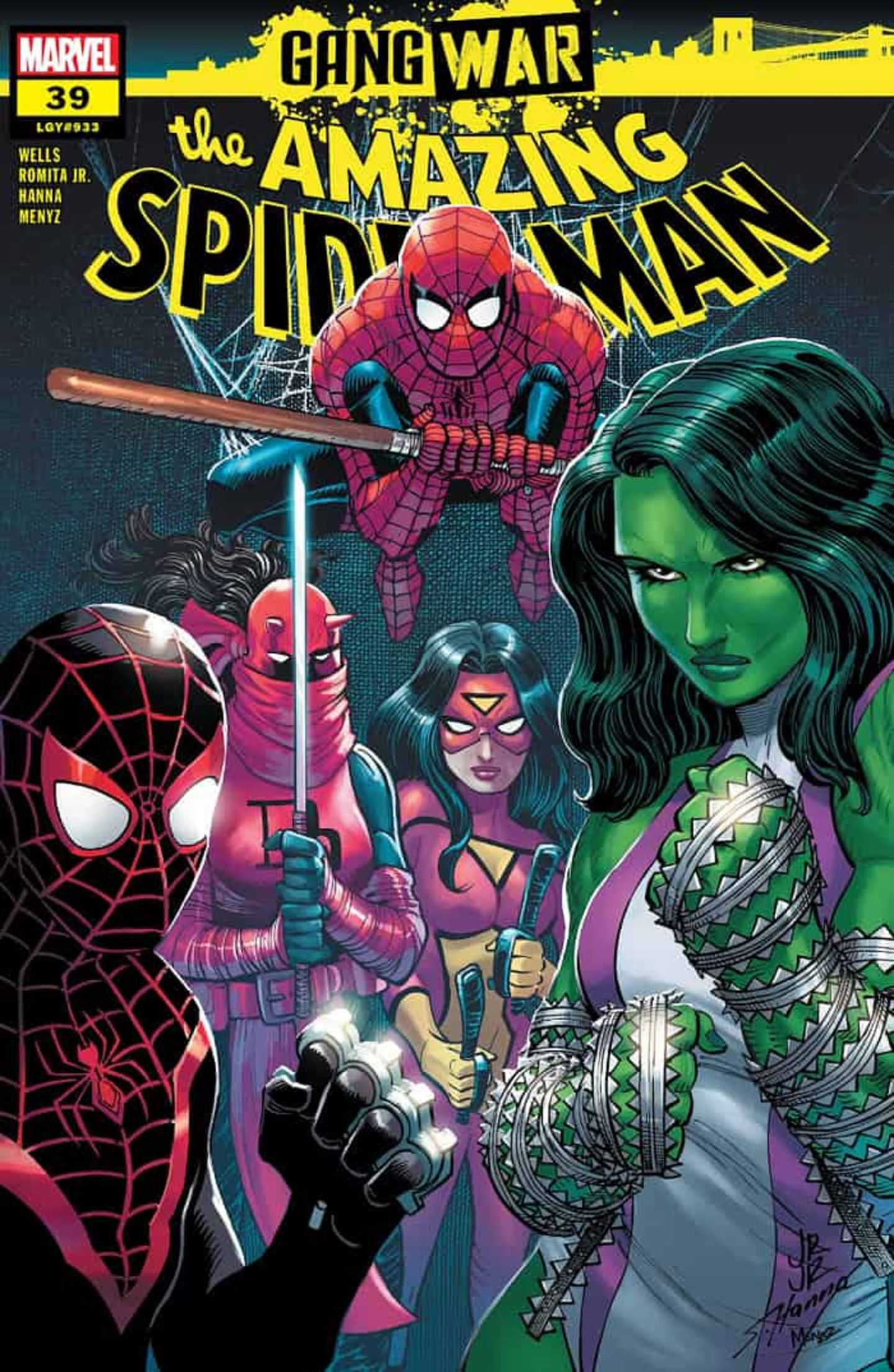 Portada del volumen #39 del cómic Amazing Spider-Man