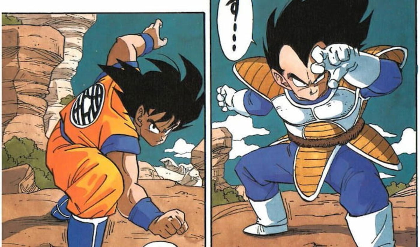 Vegeta, en su forma Ozaru, consiguió dejar incapacitado a Goku en su primer combate