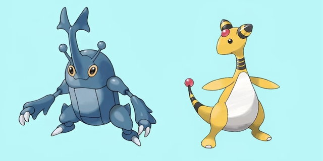Esta es la increíble fusión de los Pokémon Heracross y Ampharos