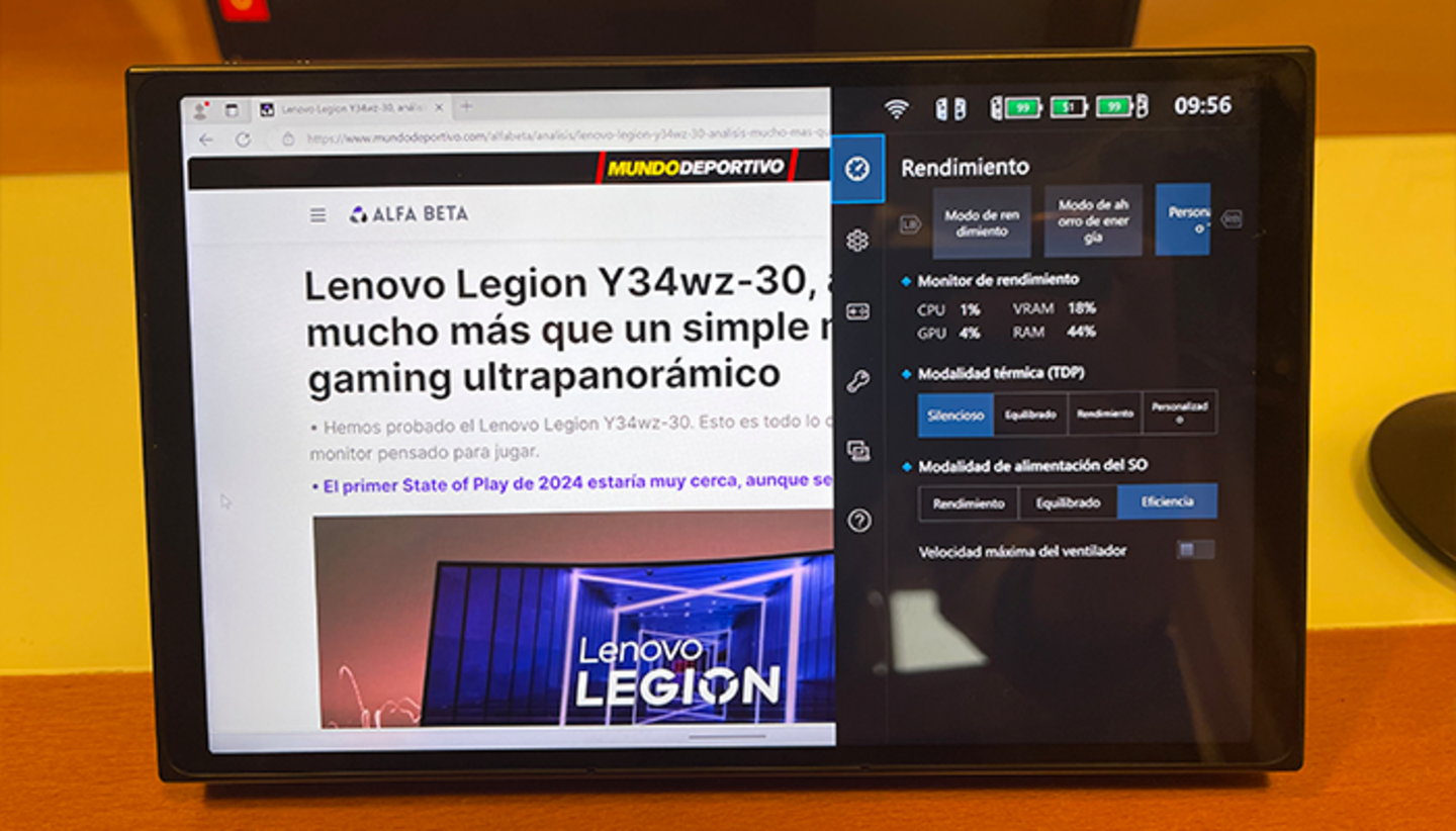 Lenovo Legion Go, la consola portátil que es una mezcla de Nintendo Switch  y Steam Deck