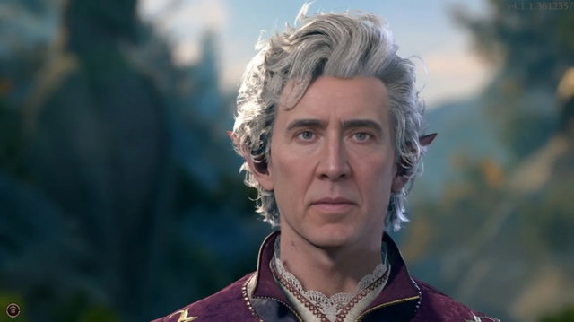 Nicolas Cage pone su cara a los personajes de Baldur's Gate 3