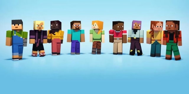 Este es el resultado de combinar casi siete millones de skins en Minecraft