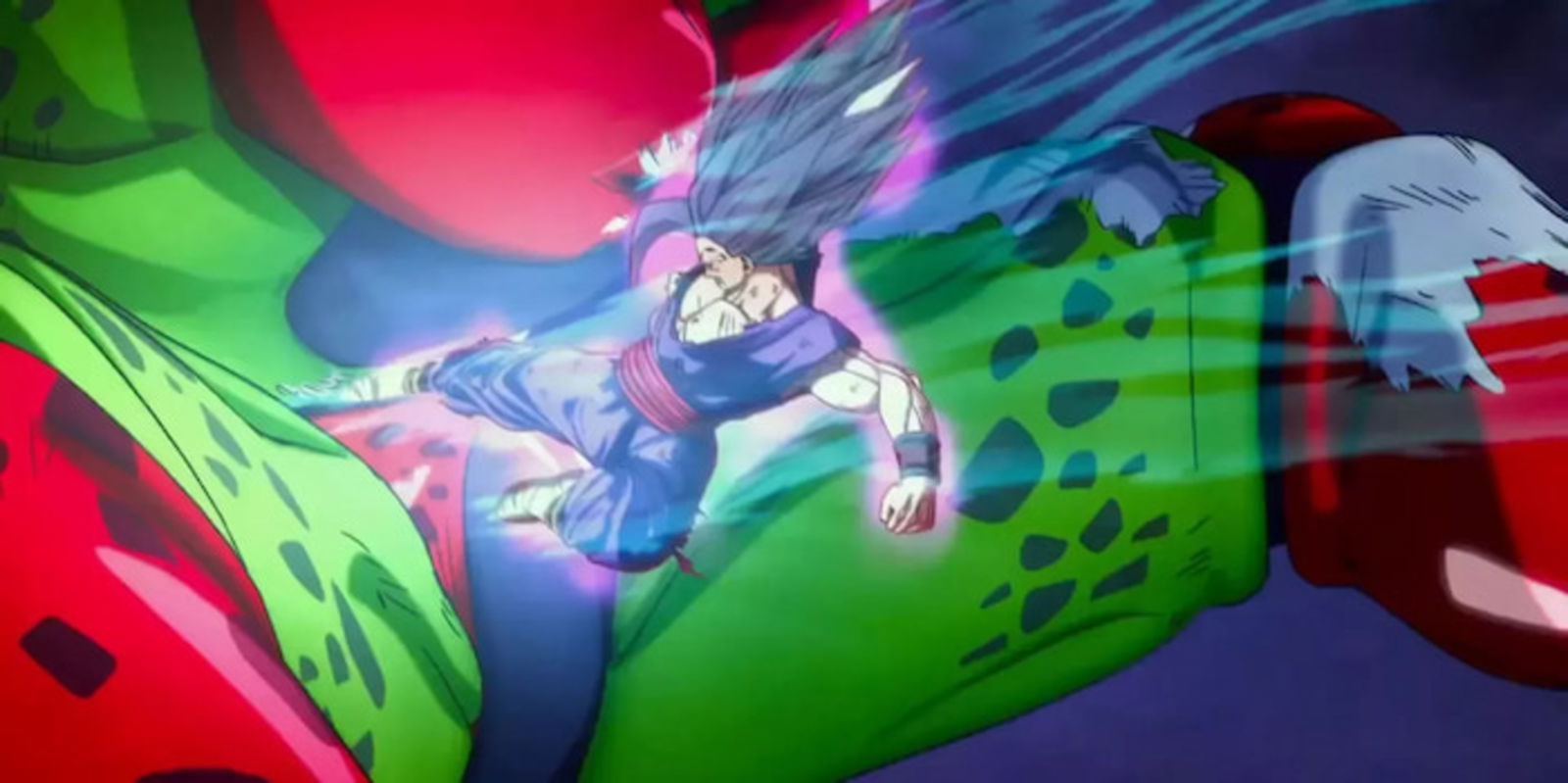 Gohan fue capaz de derrotar a Cell Max gracias al apoyo de Piccolo y Gamma 2