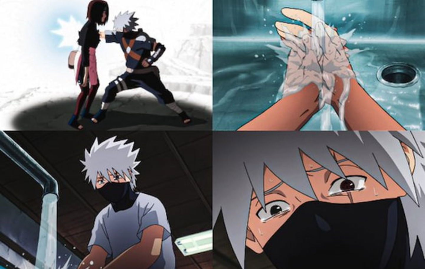 Kakashi no solo ha visto morir a sus compañeros, sino que ha tenido que asesinar a sus amigos