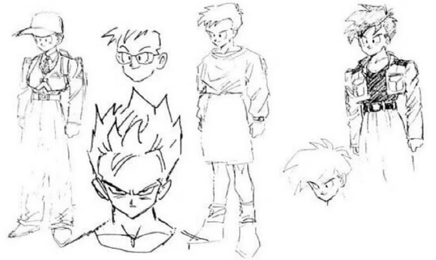 Dragon Ball: estos bocetos muestran cómo iba a ser originalmente Gohan adulto