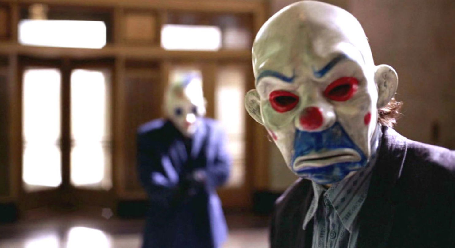 Máscaras payaso / El Caballero Oscuro
