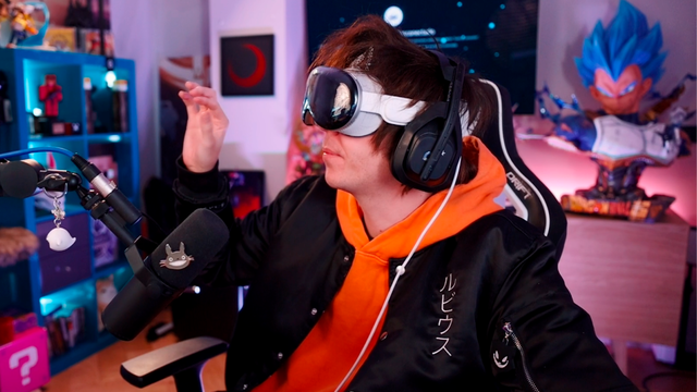 Rubius prueba en directo las Apple Vision Pro y esta es su reacción