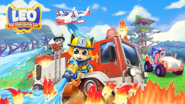 Leo the Firefighter Cat desembarcará en PS5 y Nintendo Switch en formato físico de la mano de Meridiem Games