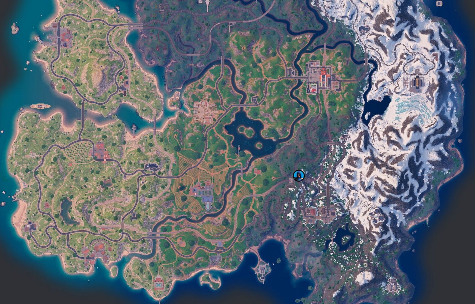 Localización de Hope en el mapa de Fortnite