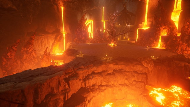 El interior de un volcán es perfecto para crear tu base de Palworld