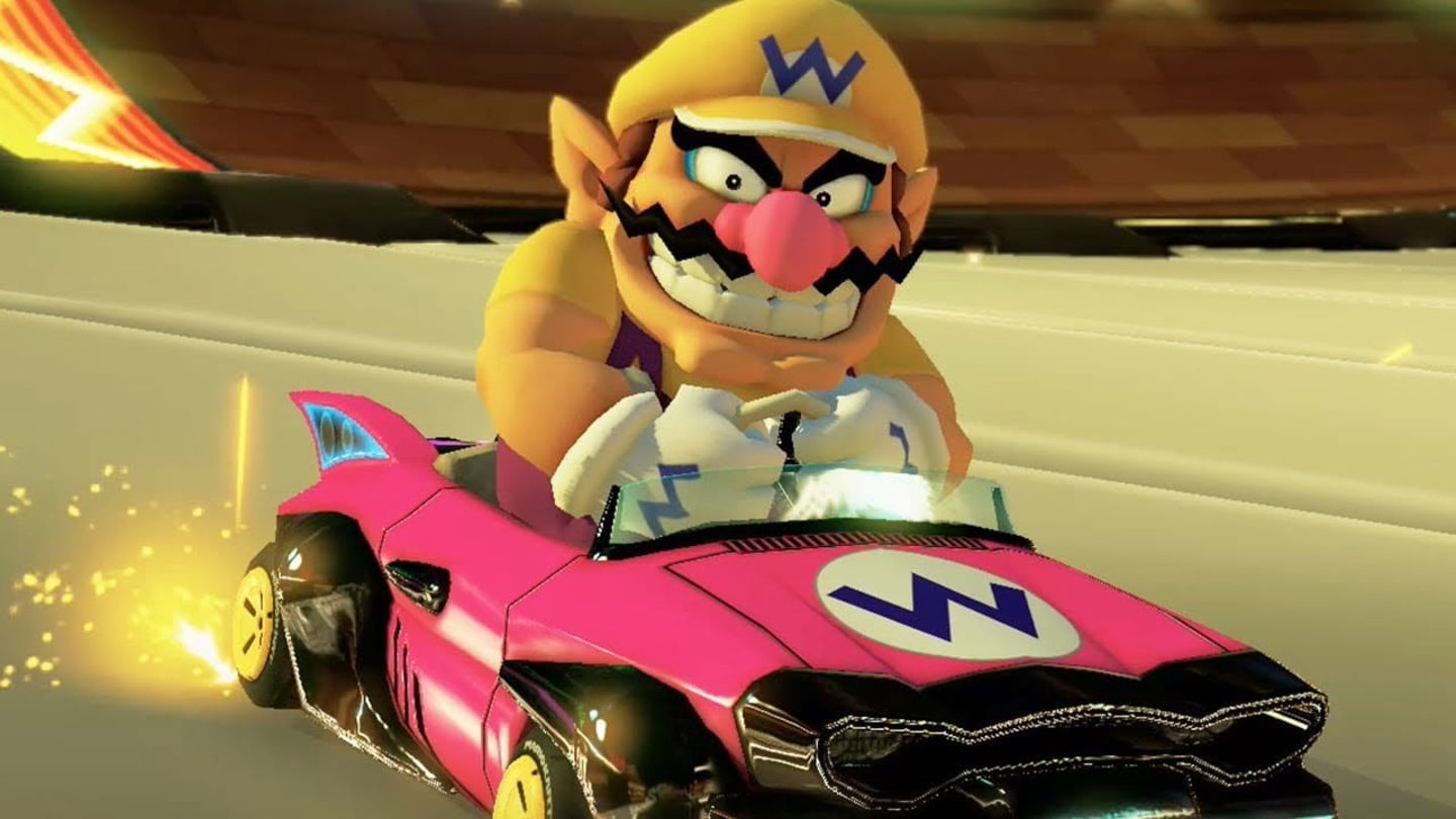 Wario en Mario Kart