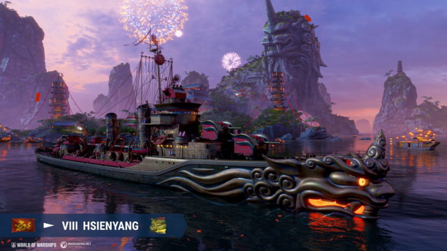 World of Warships lanza un evento del Año Nuevo Lunar con temática del dragón