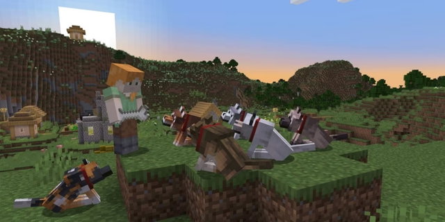 Comparan a los lobos de Minecraft con sus variantes en la vida real