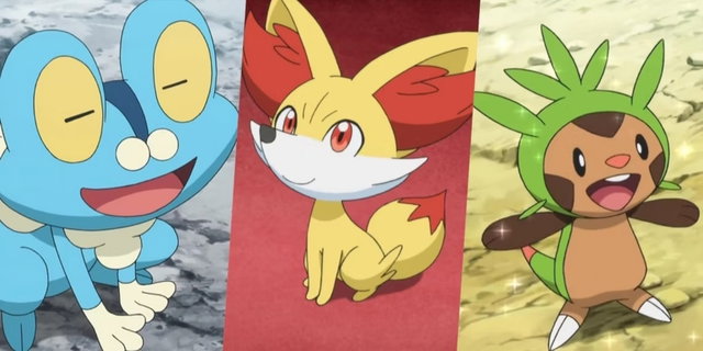 Estas podrían ser las esperadas Megaevoluciones de los tres Pokémon iniciales de Kalos