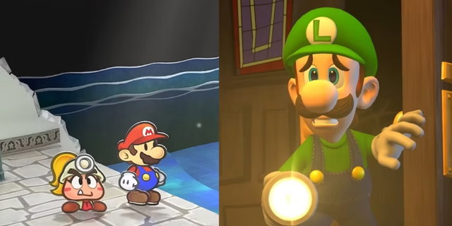 Paper Mario: La Puerta Milenario y Luigi's Mansion 2 HD filtran su tamaño en Nintendo Switch