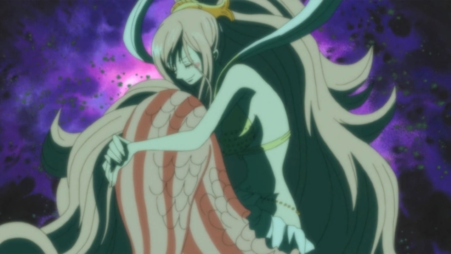 Hasta ahora solo conocemos la forma actual de Poseidón, que fue despertado por la princesa Shirahoshi