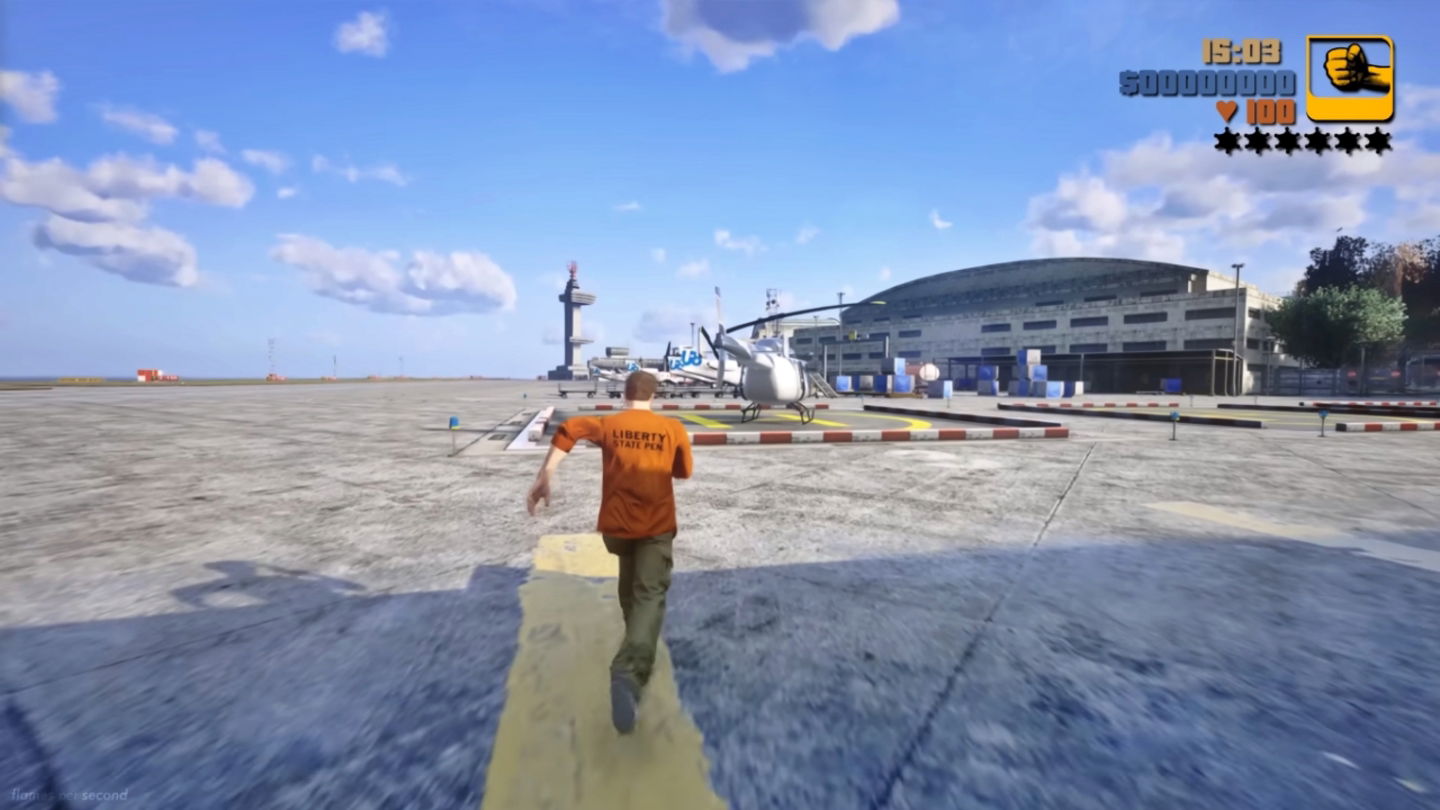 Así de impresionante luciría GTA III en Unreal Engine 5