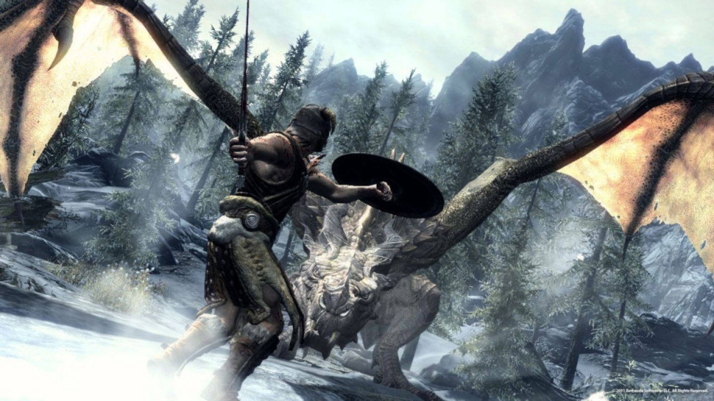 Los jugadores de Skyrim descubren por qué no hay dragonas en el juego