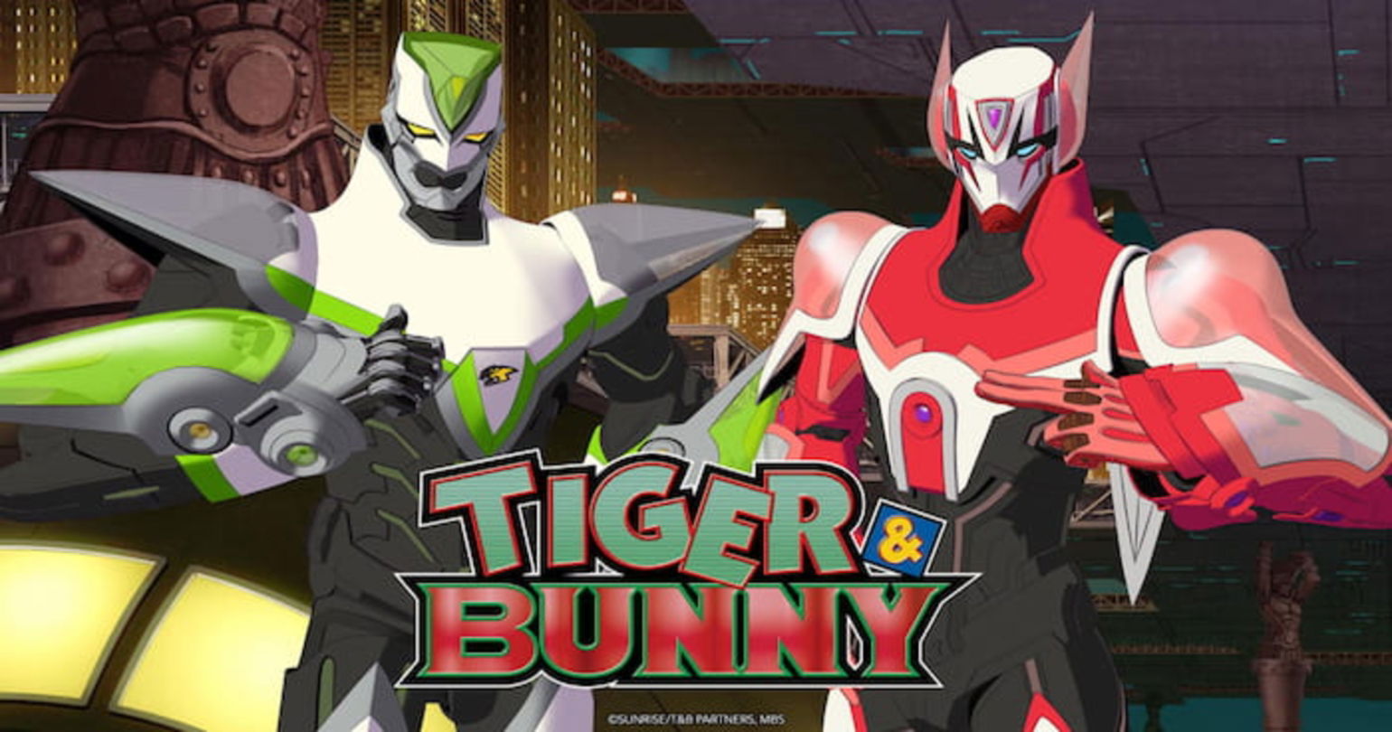 Tiger & Bunny es una obra con temática de superhéroes que seguramente te encantará