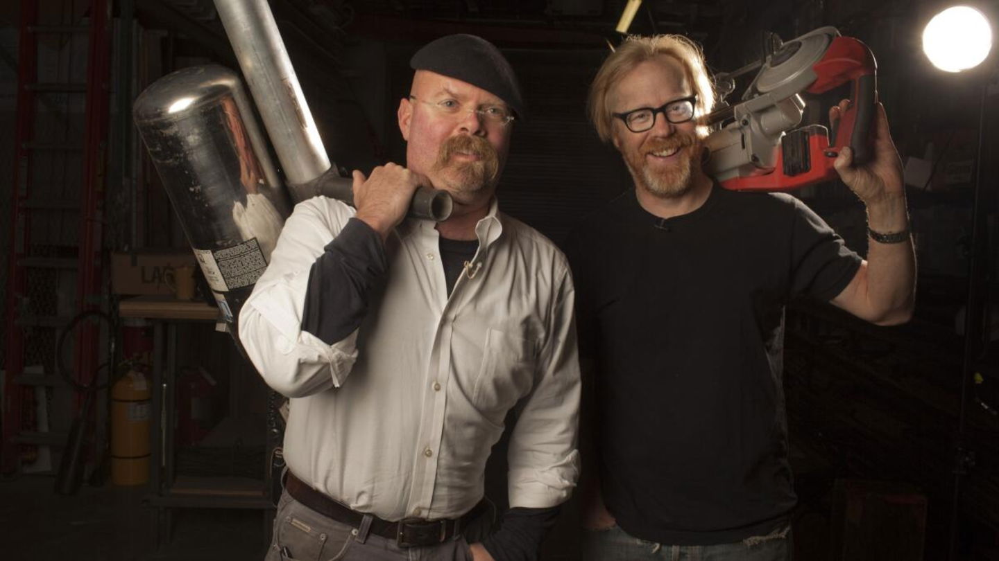 Adam Savage y Jamie Hyneman de Los cazadores de mitos