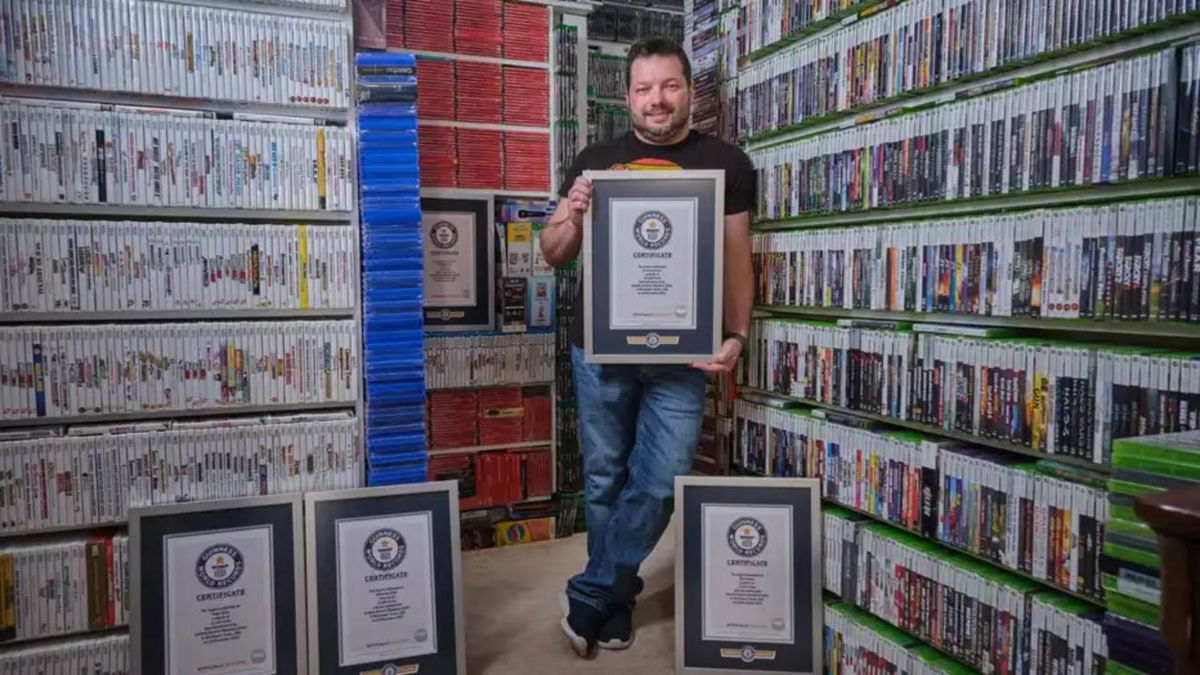 The largest collection of video games has more than 20 thousand copies ...