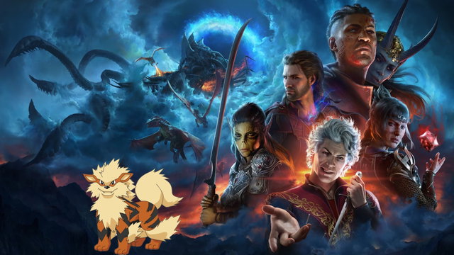 Un jugador de Baldur's Gate 3 crea un equipo Pokémon para los personajes del juego