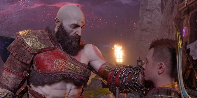 Crean un muñeco de Kratos de God of War que incluye el Hacha Leviatán