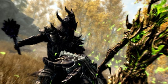 Un glitch de Skyrim provoca que un jugador sea amenazado por un pez