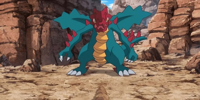 Rediseñan al Pokémon Druddigon como si fuese de tipo Roca