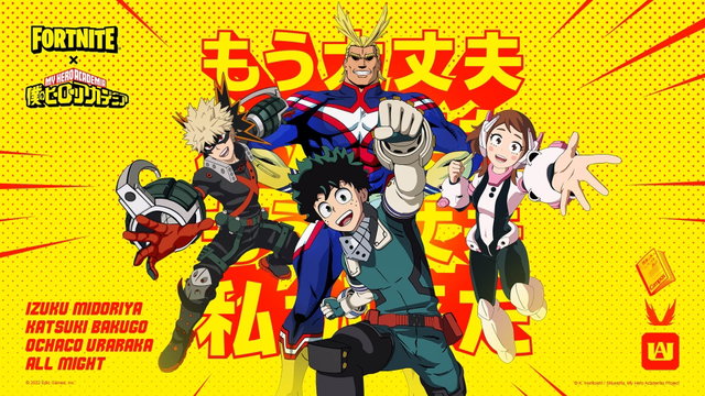 Los villanos de My Hero Academia podrían llegar a Fortnite