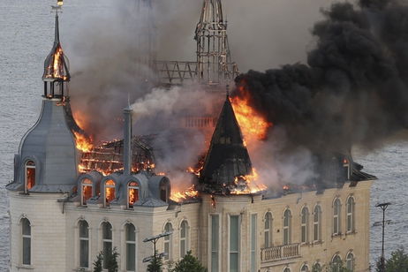 El castillo de Harry Potter situado en Ucrania es alcanzado por un ataque ruso